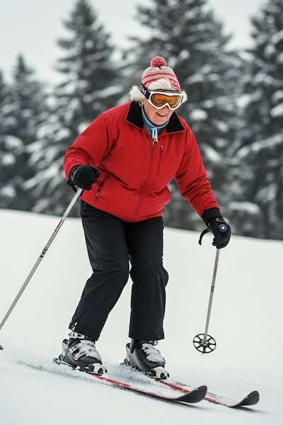 50 plus fitness skiing